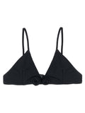 Coperni Flower Bikini Top — Black