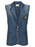 Coperni Denim Strap Vest — Blue
