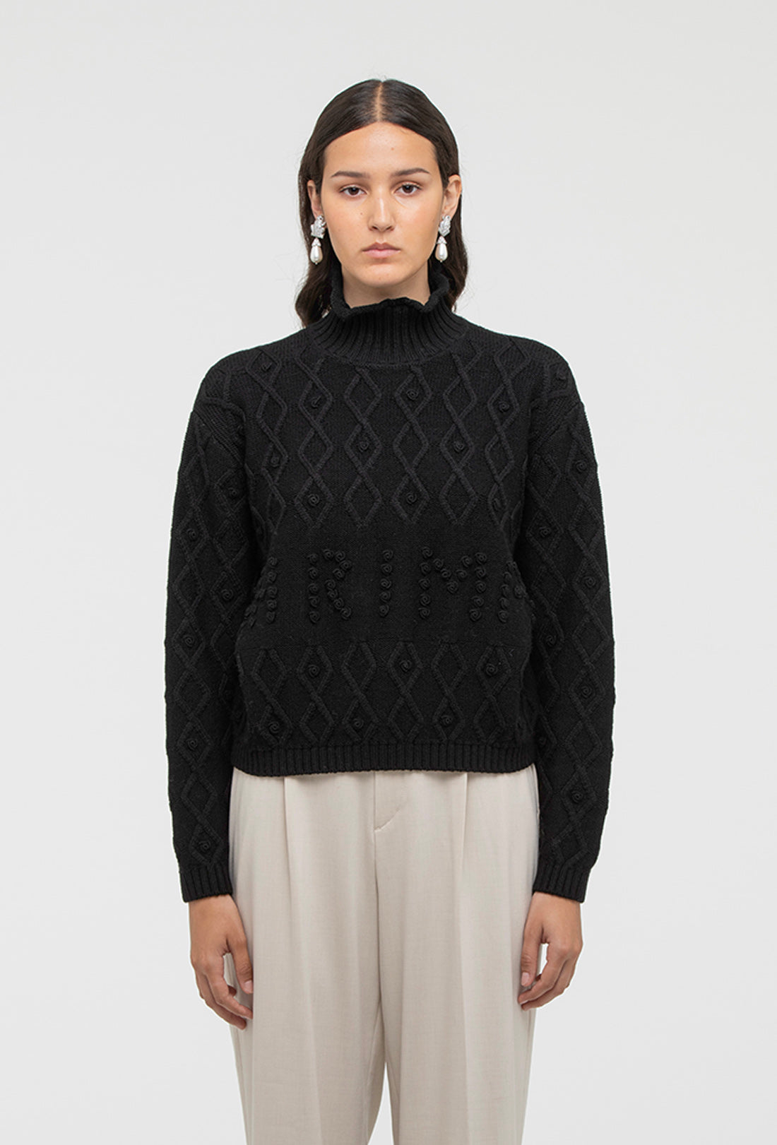 Cornelia 'Shrimps' Jumper - Black