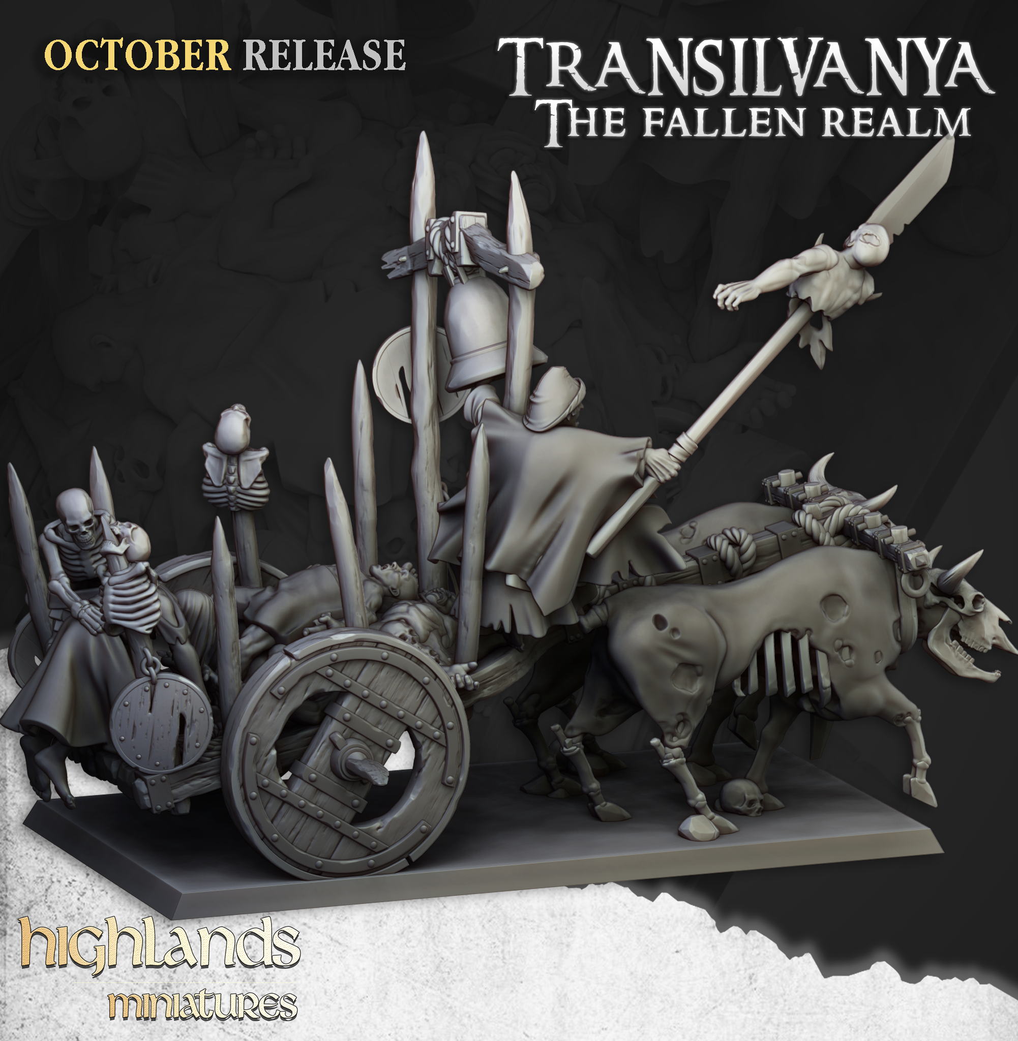 Corpse Cart, Highlands Miniatures