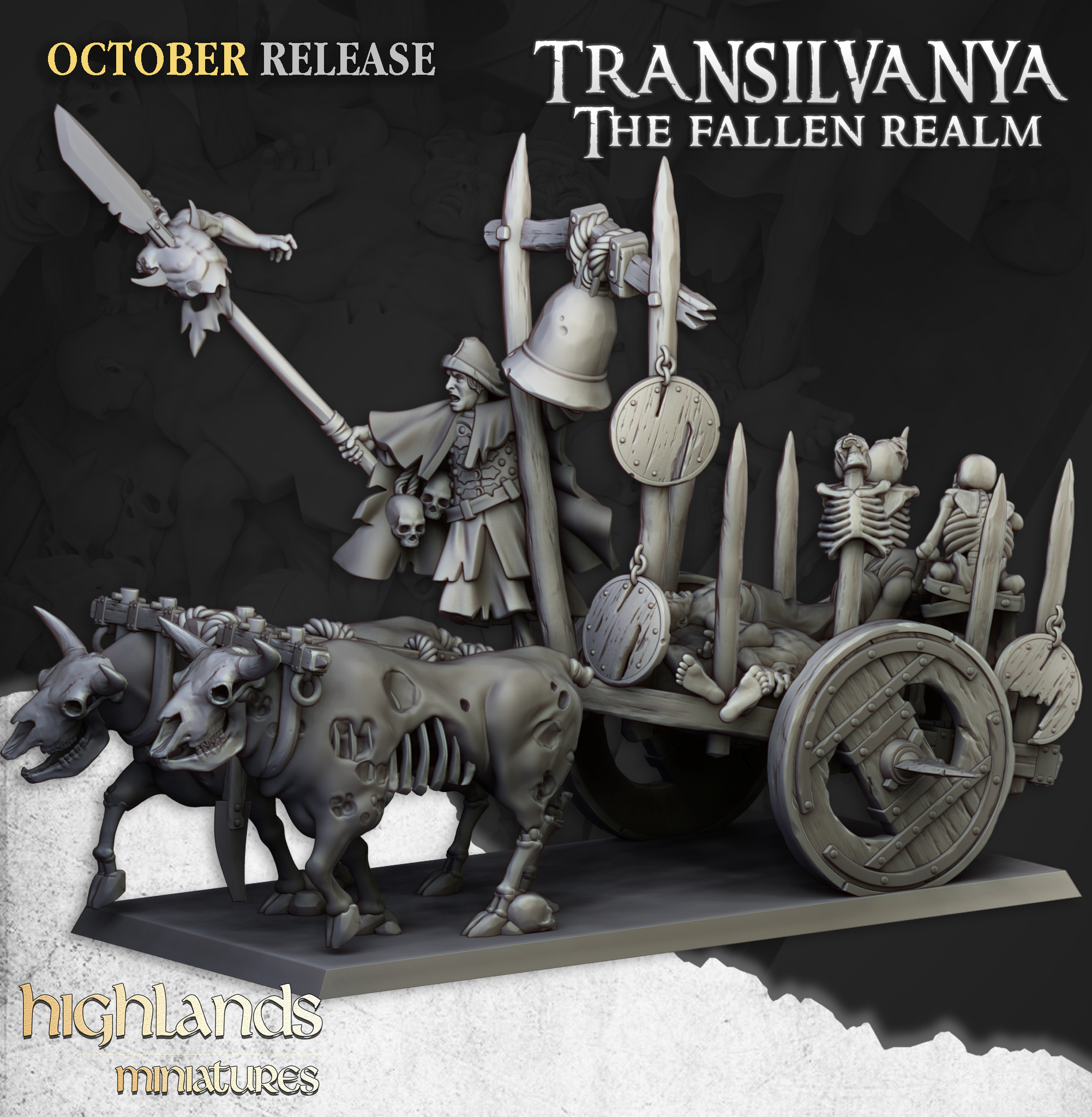 Corpse Cart, Highlands Miniatures