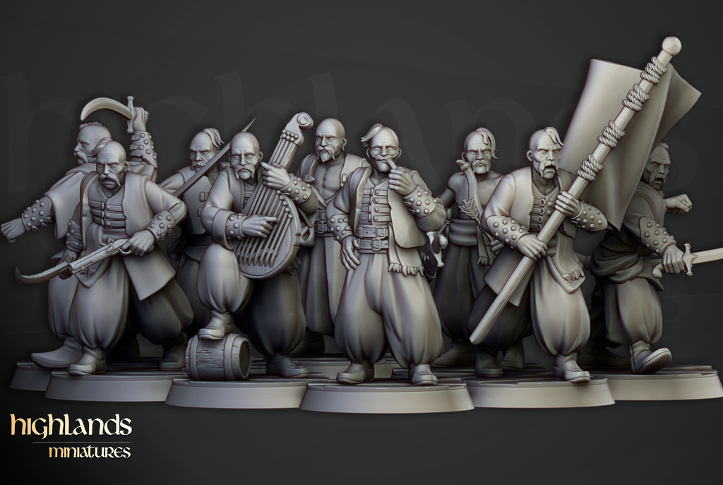 Cossack Harbor, Highlands Miniatures