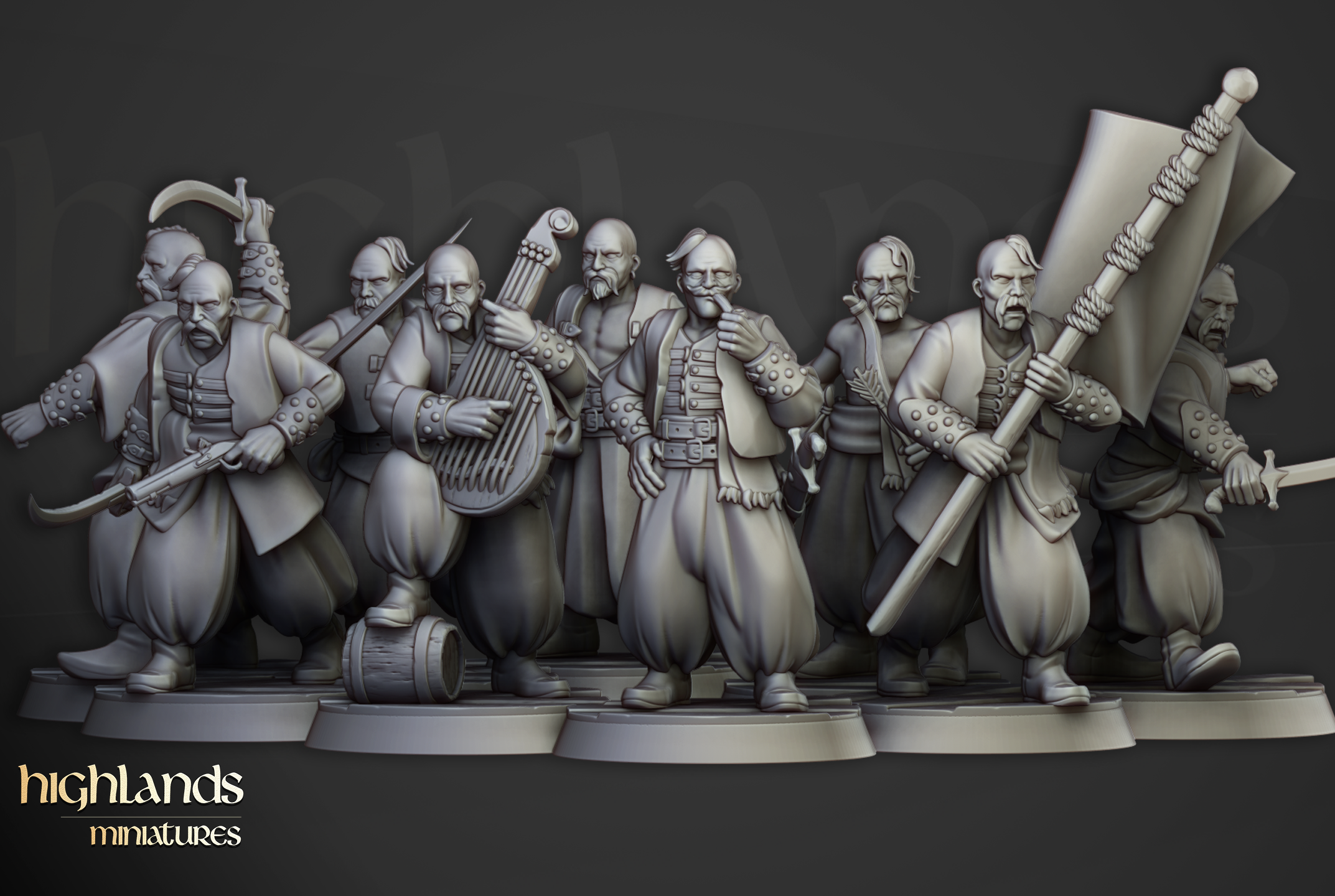 Cossack Harbor, Highlands Miniatures