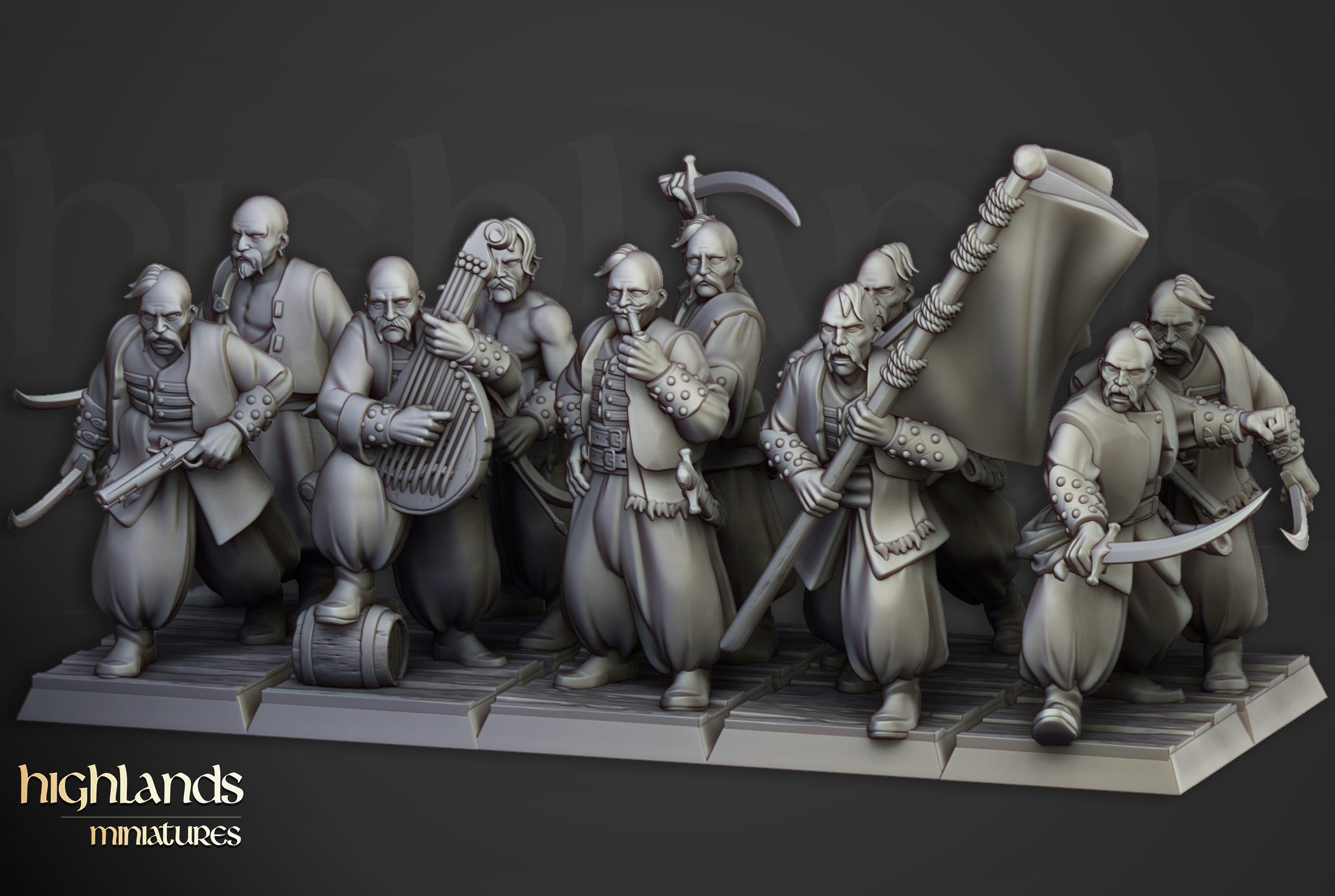Cossack Harbor, Highlands Miniatures