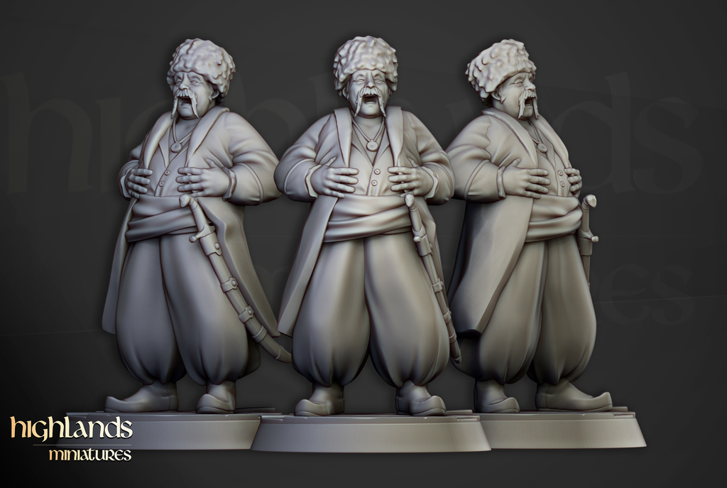 Cossack Leader, Highlands Miniatures
