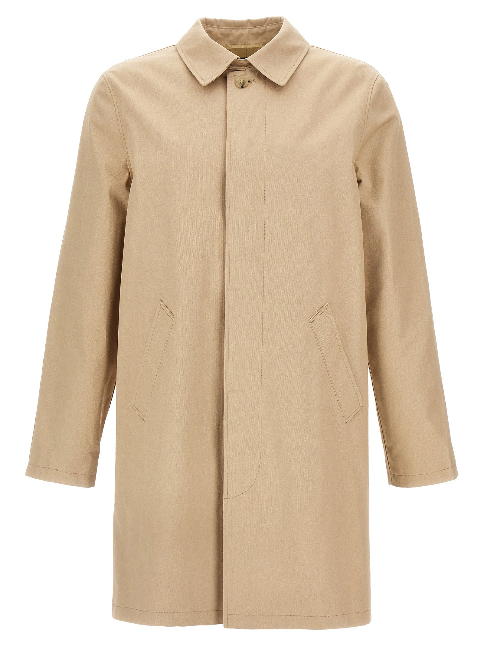 A.p.c. Mac Ville Trench Coat — Beige