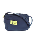 Leather Gancini Buckle Crossbody