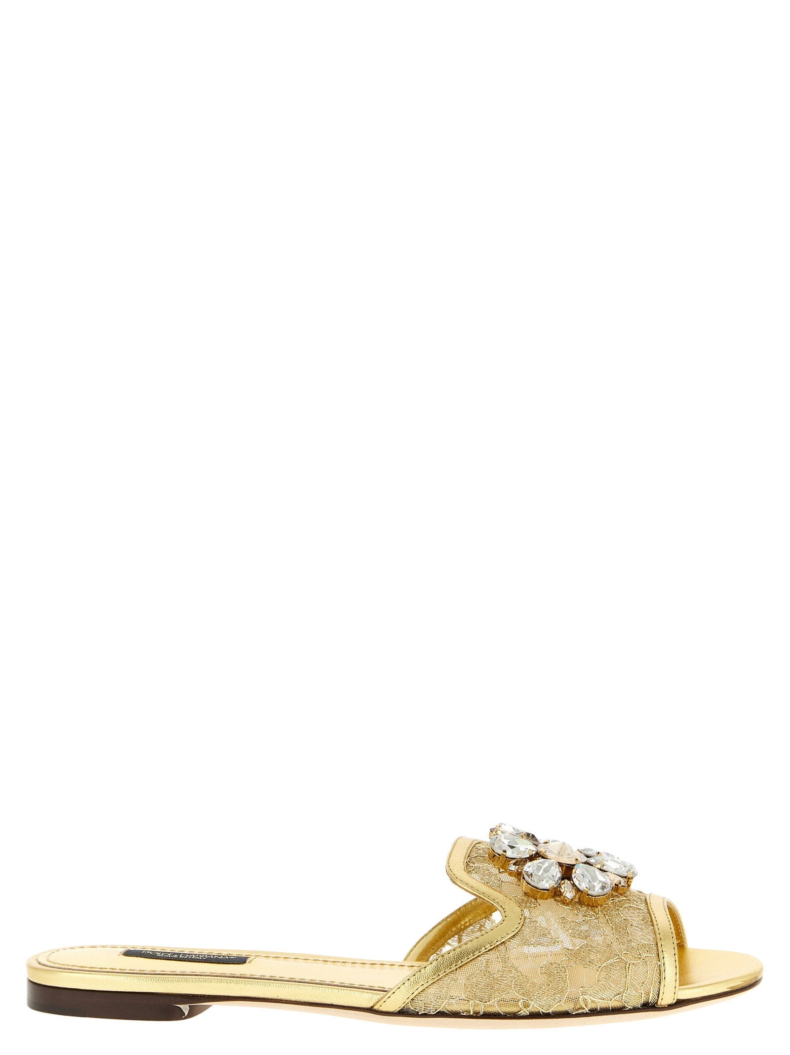Dolce & Gabbana Taormina Sandal — Gold