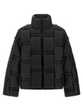 Raxxy 3D Quilted Nylon Down Jacket — Black