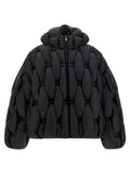 Raxxy 3D Braided Nylon Down Jacket — Black