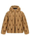 Raxxy 3D Quilted Nylon Down Jacket — Camel