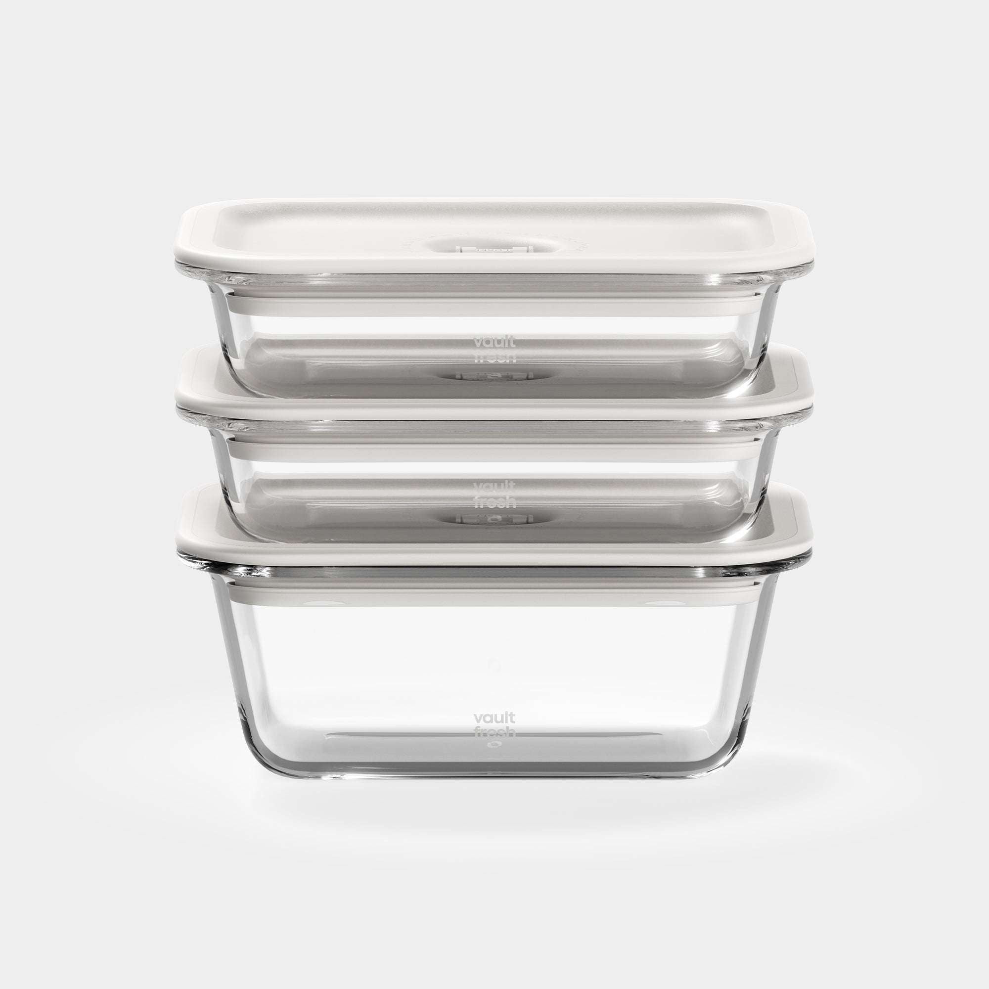 GENICOOK VaultFresh Vacuum Brewing & Marinating Container Set 3pcs (2 Small + 1 Large)