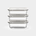 GENICOOK VaultFresh Vacuum Brewing & Marinating Container Set 3pcs (3 Medium)