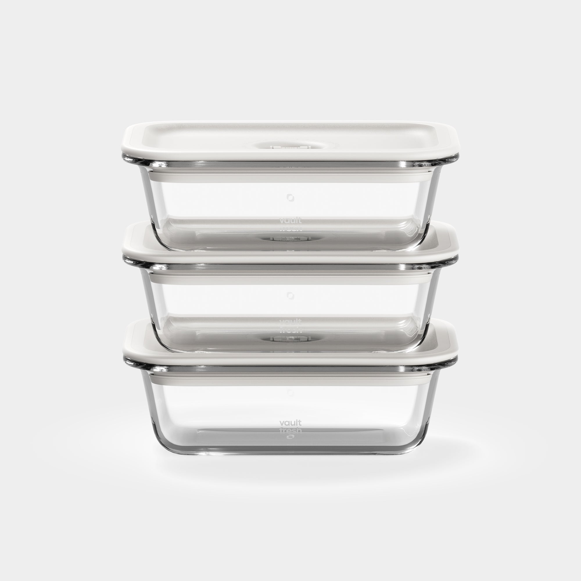 GENICOOK VaultFresh Vacuum Brewing & Marinating Container Set 3pcs (3 Medium)