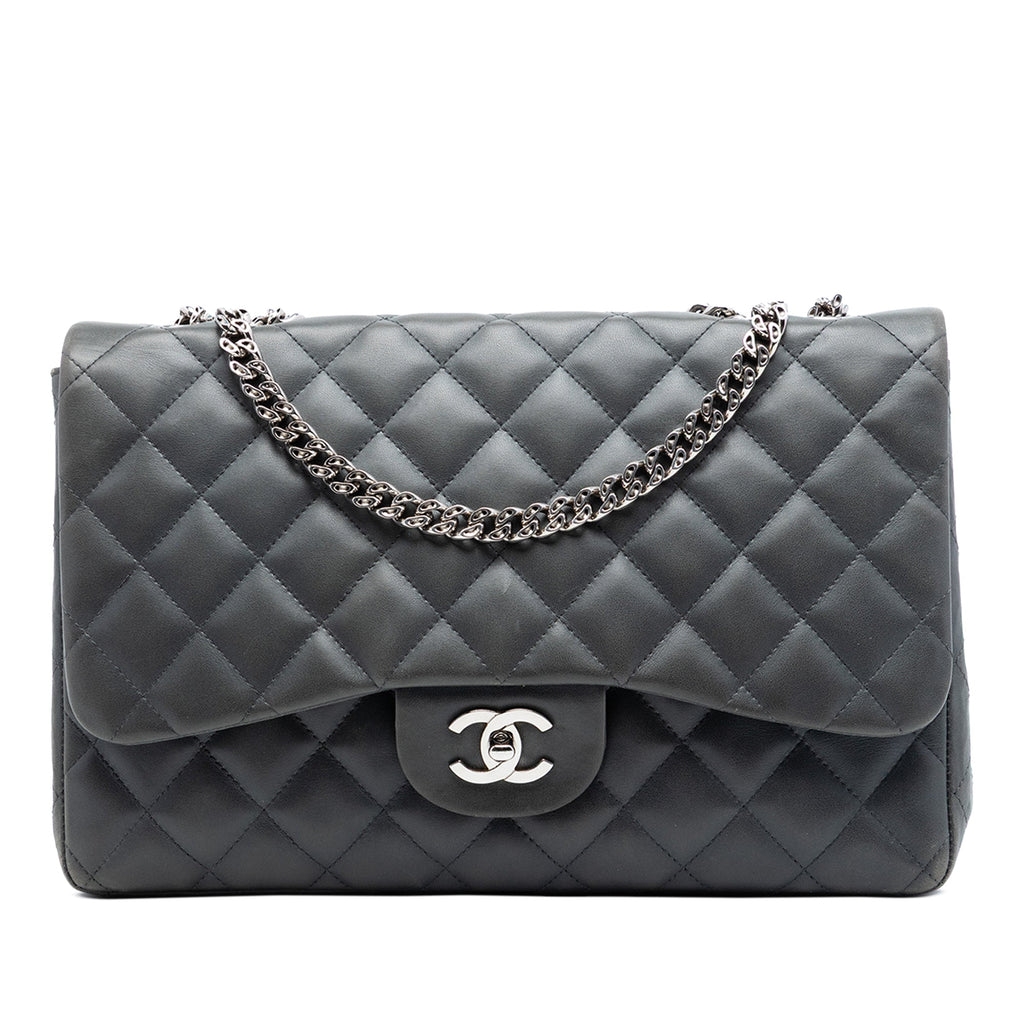 Jumbo Classic Lambskin Bijoux Chain Single Flap
