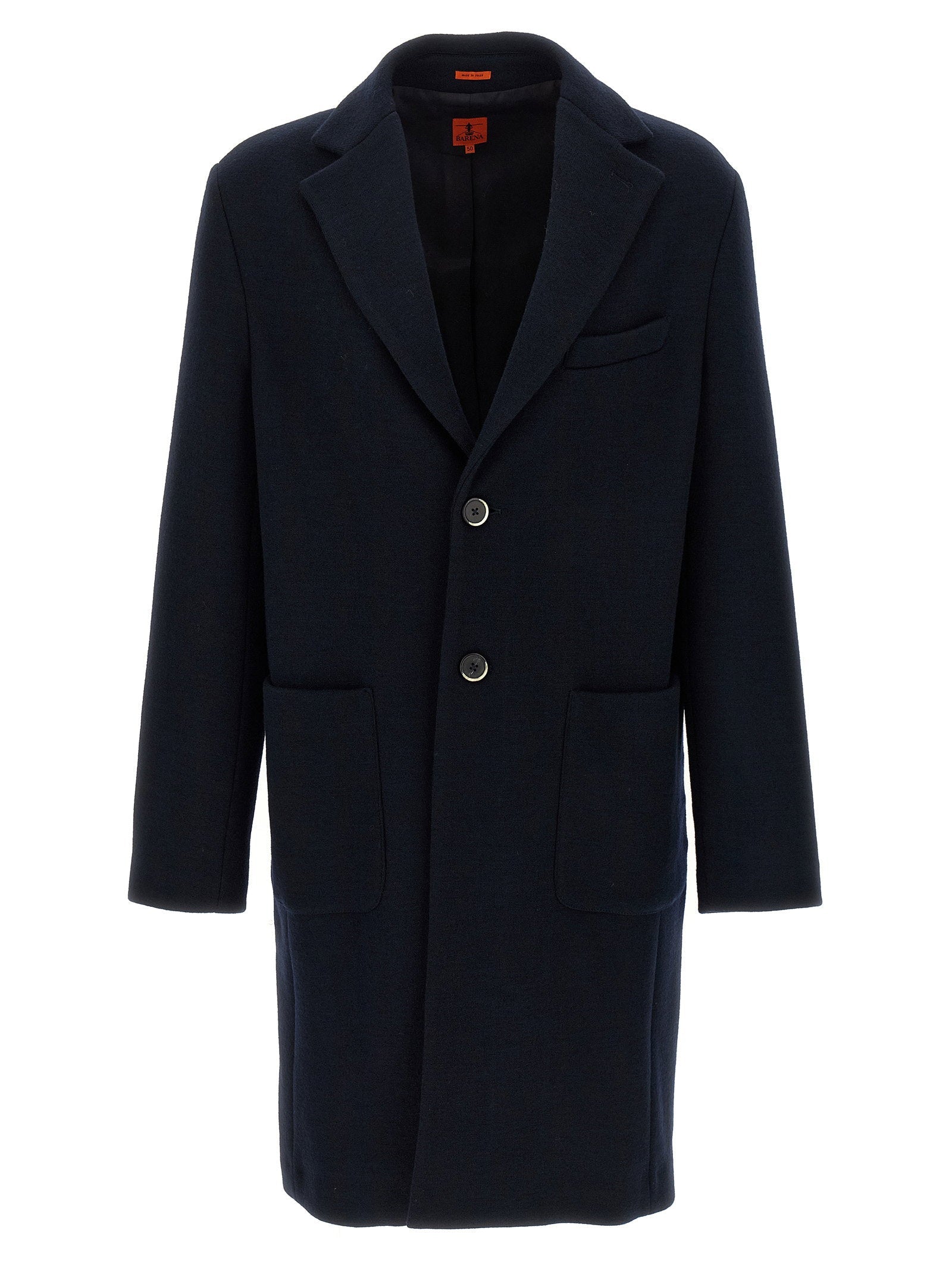 Barena Baron Coat — Navy