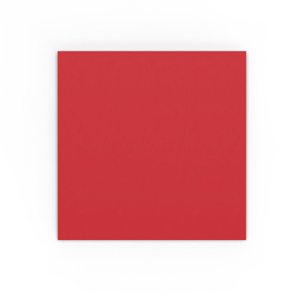 Cherry Red British Made Gummed V-Flap Envelope (155 x 155mm)