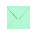 Jade Green British Made Gummed V-Flap Envelope (155 x 155mm)