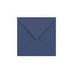 Navy Blue British Made Gummed V-Flap Envelope (155 x 155mm)
