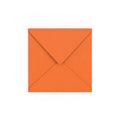 Flame Orange British Made Gummed V-Flap Envelope (155 x 155mm)
