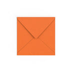 Flame Orange British Made Gummed V-Flap Envelope (155 x 155mm)