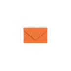 Flame Orange British Made Gummed V-Flap Envelope (62 x 94mm)
