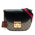 GG Supreme Web Padlock Crossbody