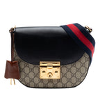 GG Supreme Web Padlock Crossbody