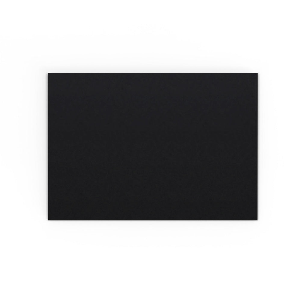 C6 Black British Made Gummed V-Flap Envelope (114 x 162mm)