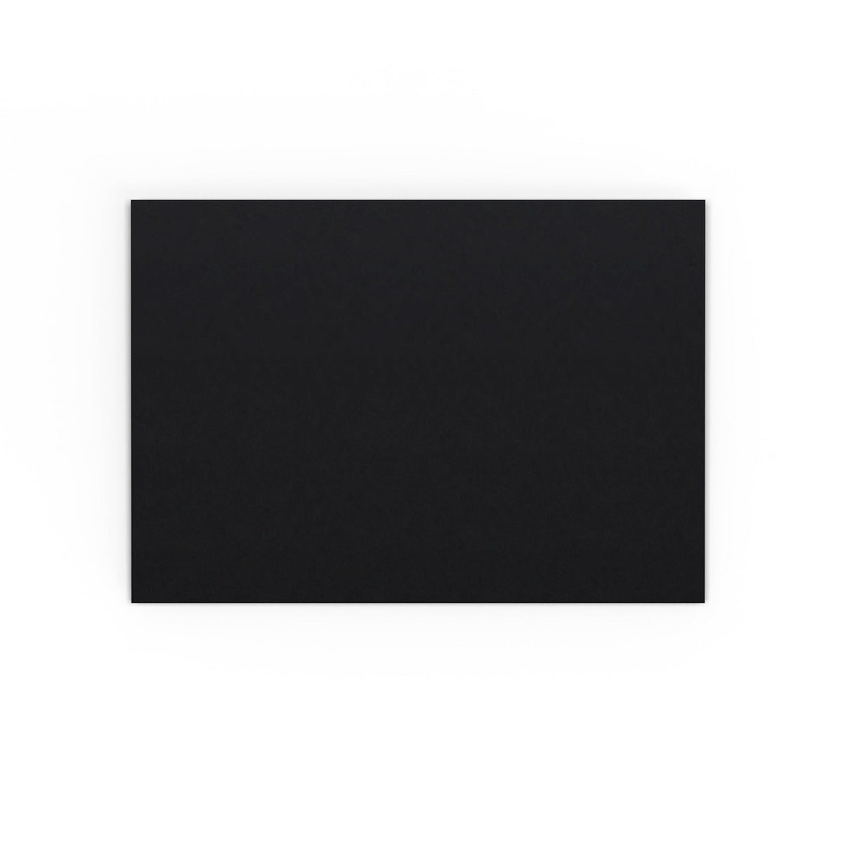 C6 Black British Made Gummed V-Flap Envelope (114 x 162mm)