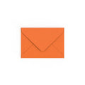 C6 Flame Orange British Made Gummed V-Flap Envelope (114 x 162mm)