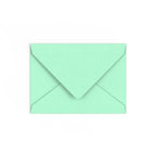 C7 Jade Green British Made Gummed V-Flap Envelope (82 x 113mm)