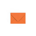 C7 Flame Orange British Made Gummed V-Flap Envelope (82 x 113mm)