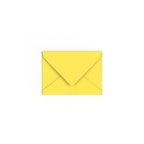 C7 Sunflower Yellow British Made Gummed V-Flap Envelope (82 x 113mm)