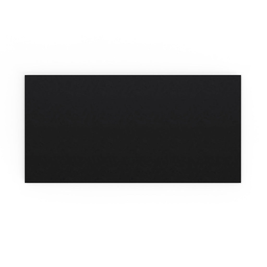 DL Black British Made Gummed V-Flap Envelope (110 x 220mm)