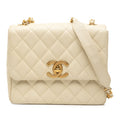 XL CC Quilted Caviar Square Single Flap