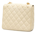 XL CC Quilted Caviar Square Single Flap