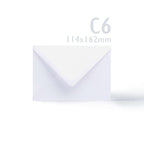 White Tri-Fold Rectangle Aperture Cards Pack