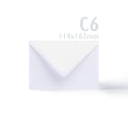 White Hammered Tri-Fold Oval Aperture Cards Pack