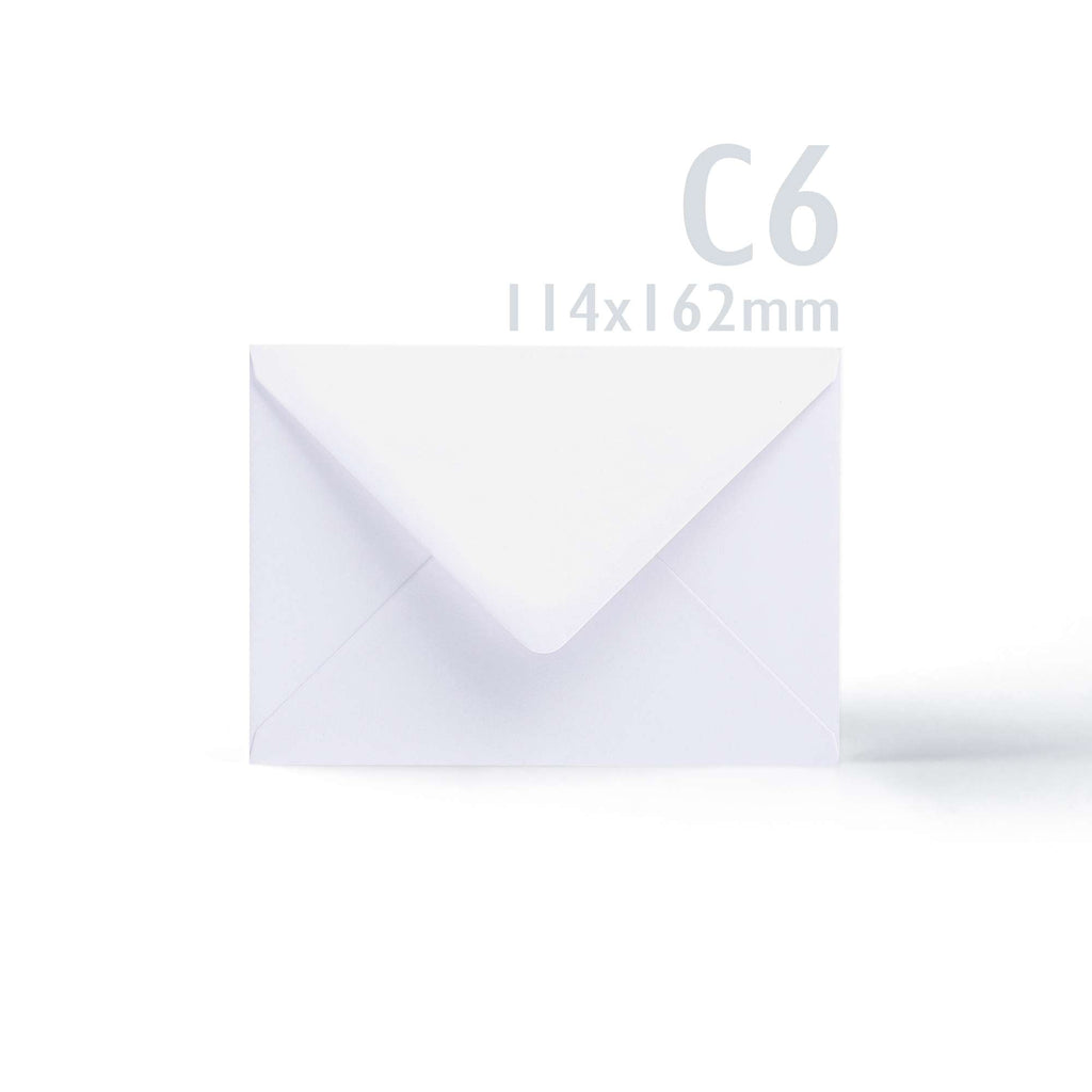 White Hammered Rectangle Aperture Cards Pack