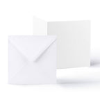 White Smooth Card 300gsm & Envelopes 100gsm Pack