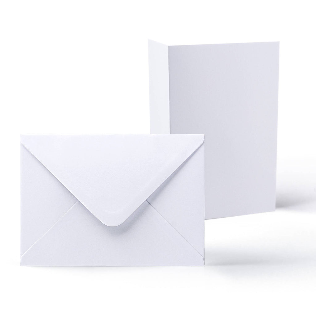 White Smooth Card 300gsm & Envelopes 100gsm Pack