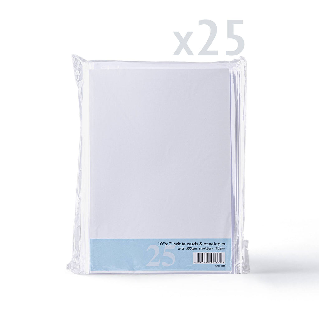 White Smooth Card 300gsm & Envelopes 100gsm Pack