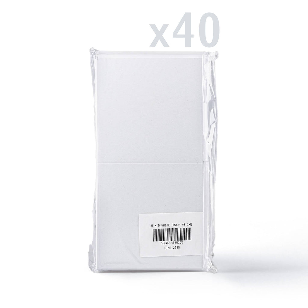 White Smooth Card 300gsm & Envelopes 100gsm Pack