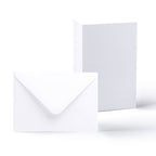 White Smooth Card 300gsm & Envelopes 100gsm Pack