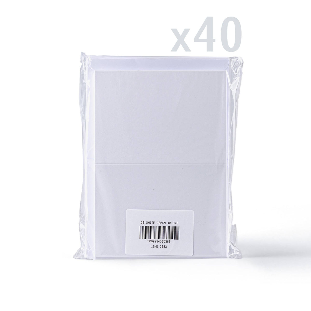 White Smooth Card 300gsm & Envelopes 100gsm Pack