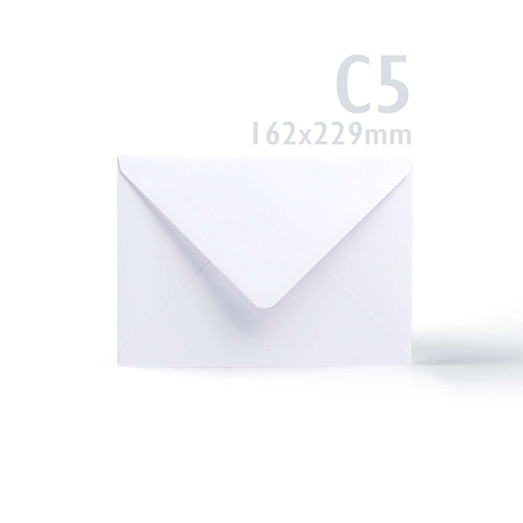 White Smooth Card 300gsm & Envelopes 100gsm Pack