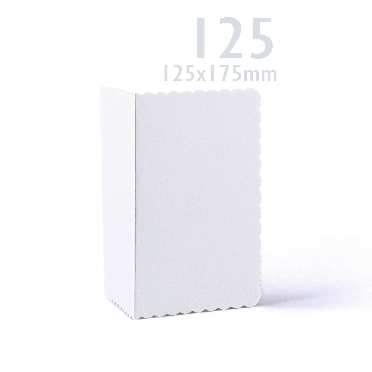 White Scalloped Cards & Envelopes Pack