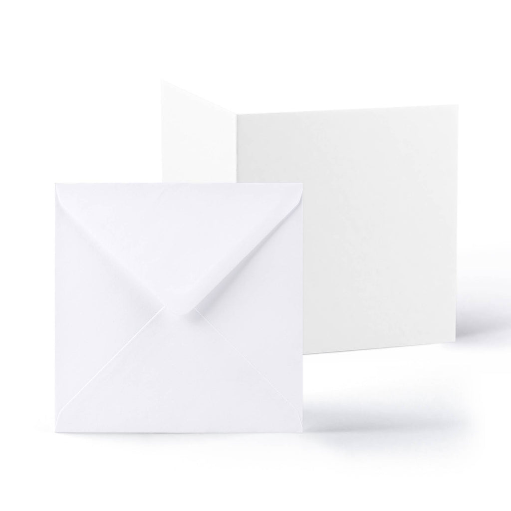 White Smooth Card 300gsm & Envelopes 100gsm Pack