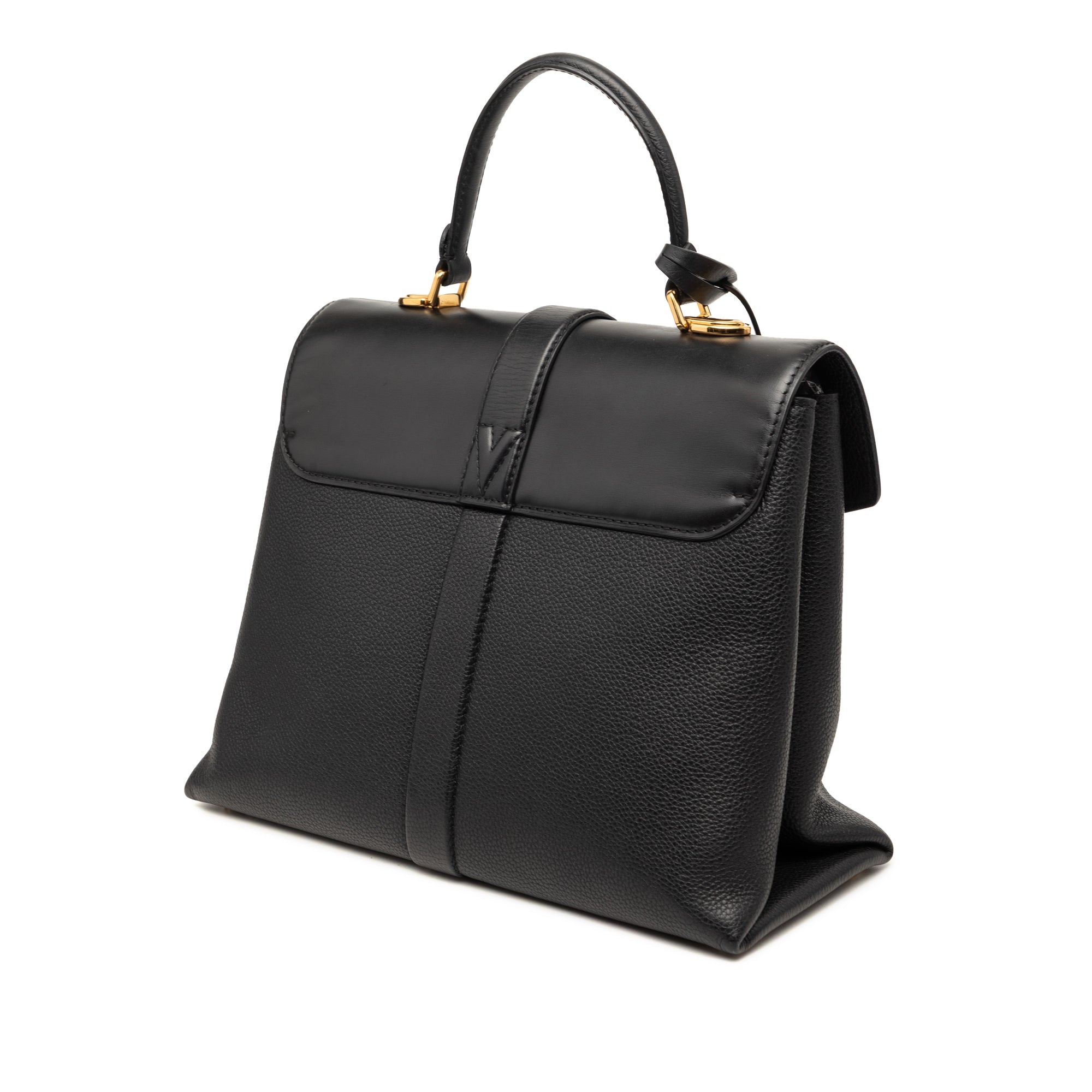 Grained Smooth Calfskin Rose Des Vents MM